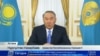 Қазақстан президенті Нұрсұлтан Назарбаев арнайы үндеуін жолдап отыр. Астана, 30 қаңтар 2017 жыл. (Видеодан скриншот)